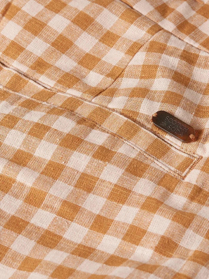 Edie - Linen Gingham High Rise Rose Dust ULH01352F