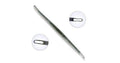 EKS Comedone Extractor 2 Squoval Loops & Flat Handle (Germany)