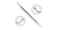 EKS Pedicure Double Spatula Spoon (Stainless Steel)