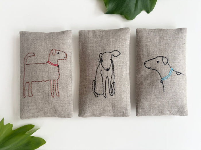 Embroidered Lavender Sachet Sets | K Studio
