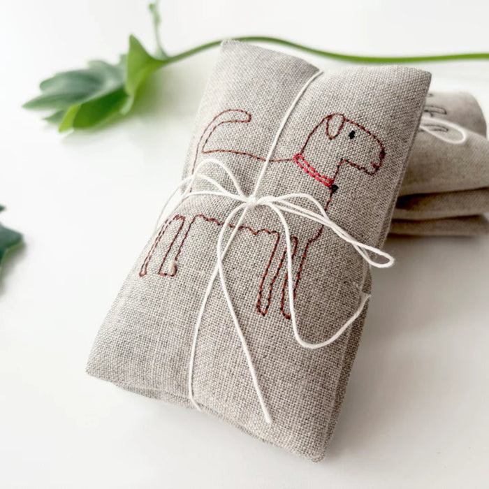 Embroidered Lavender Sachet Sets | K Studio