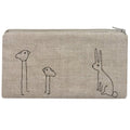 Embroidered Linen Pouch | K Studio