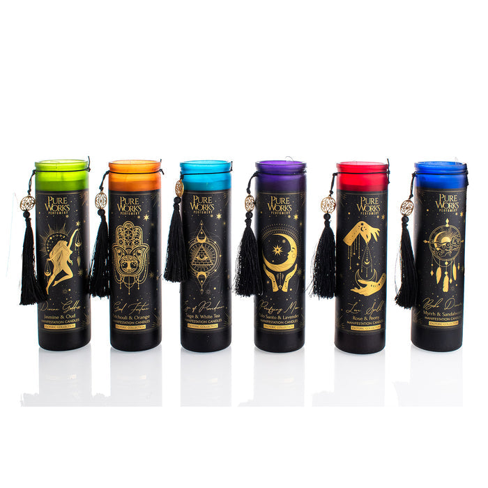 Esoteric- Purifying Moon Tall Candle - Palo Santo & Lavender