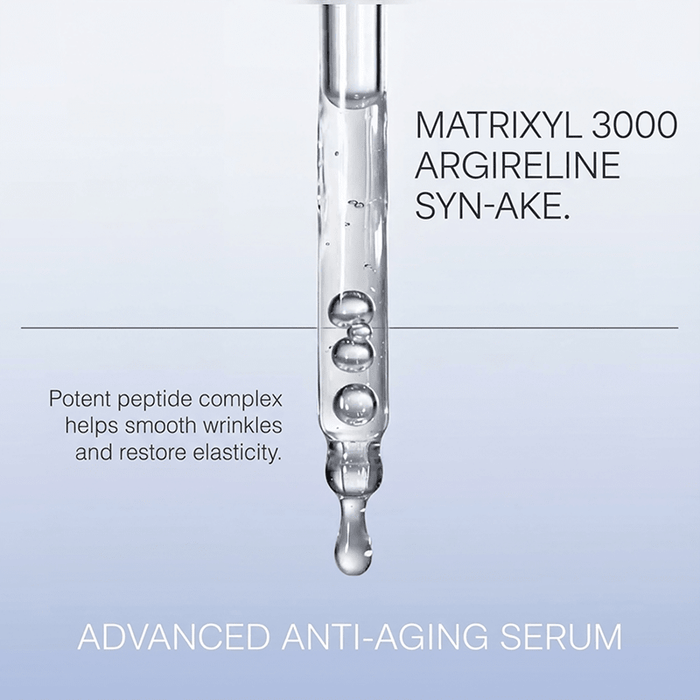 expression line serum has potent peptides that help smooth wrinkles and restore skin elasticity