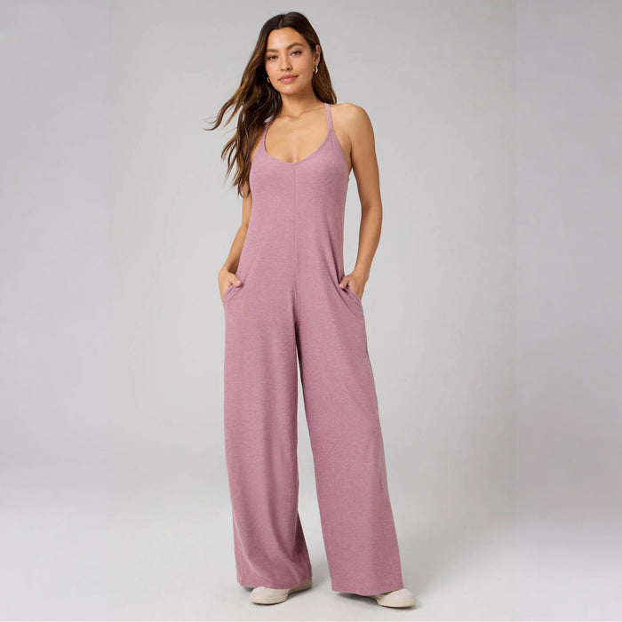 Fabletics Women's Cloud Jersey Wide Leg Onesie