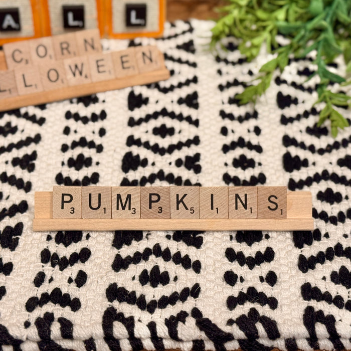Fall Scrabble Letter Decor