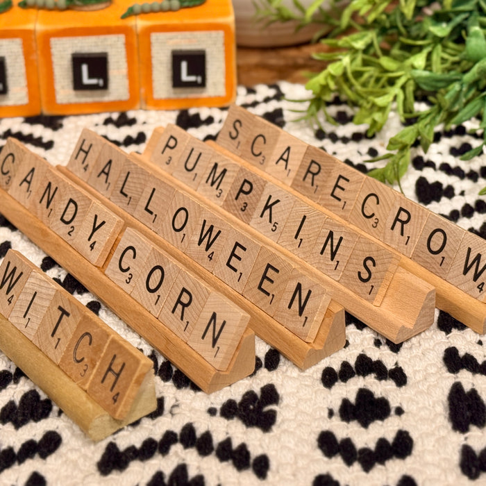 Fall Scrabble Letter Decor