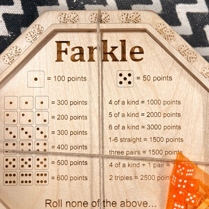 Farkle Game Board