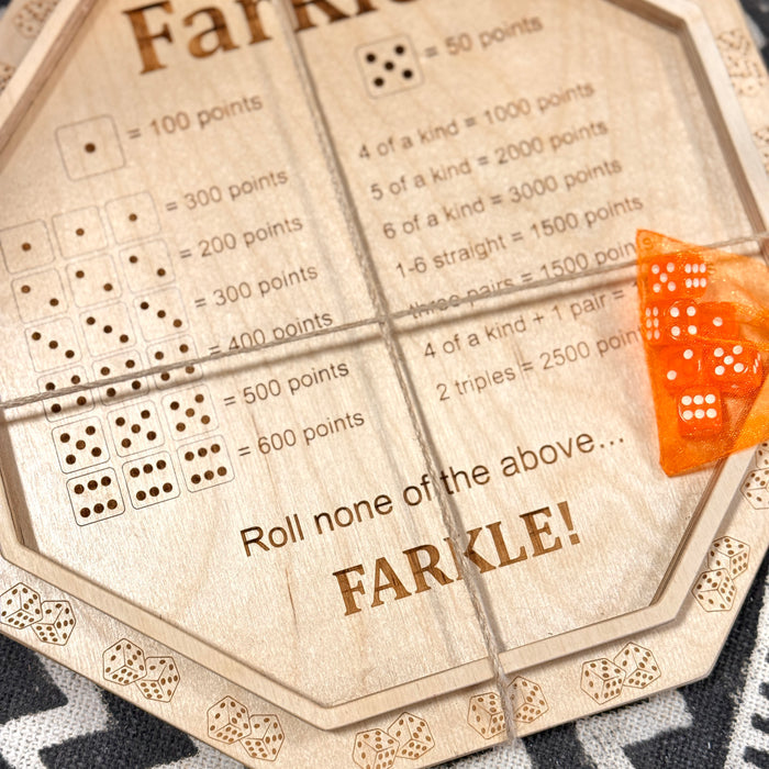 Farkle Game Board
