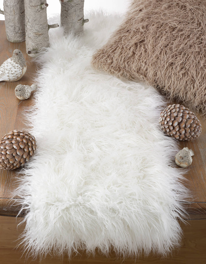 Faux Mongolian Fur Runner - Magnolia Lane co. Home + Garden + Gift