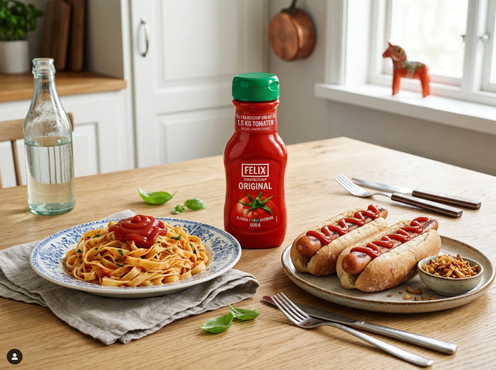 Felix Original Ketchup 500g (17.64 oz) – Authentic Swedish Tomato Ketchup Made in Sweden