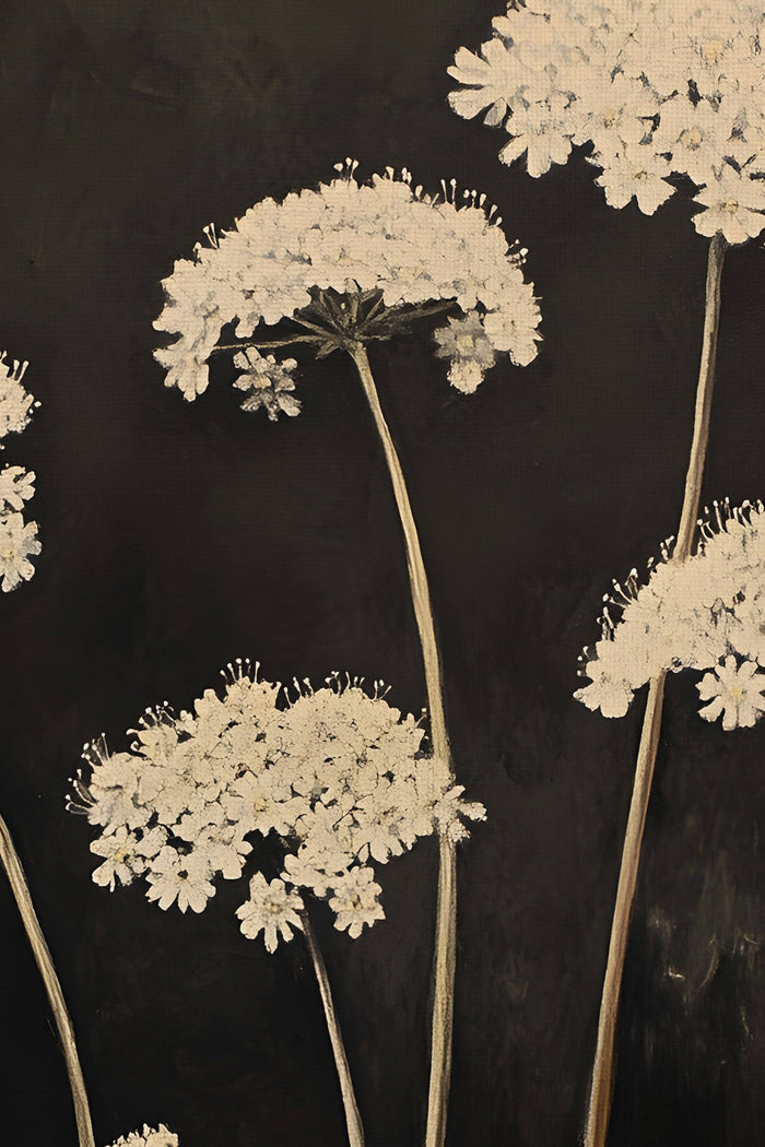 FLEURS DE MINUIT, canvas wall art print - Magnolia Lane co. Home + Garden + Gift