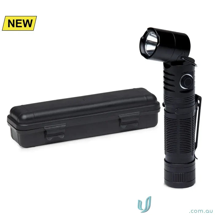 branding flashlight IGFLT FlexLight Tiltable Rechargeable Torch with Magnetic Base and Case