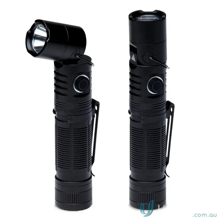 branding flashlight IGFLT FlexLight Tiltable Rechargeable Torch with Magnetic Base and Case