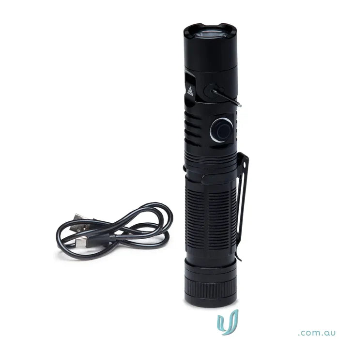 branding flashlight IGFLT FlexLight Tiltable Rechargeable Torch with Magnetic Base and Case