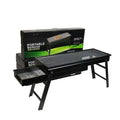 Folding Portable Charcoal BBQ Grill Iron Outdoor Barbecue Rack Black