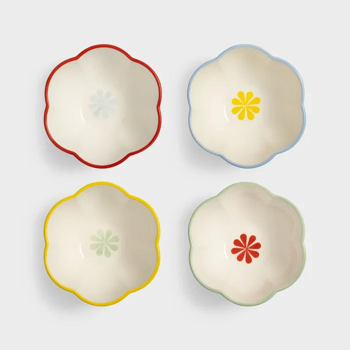 Folk Bowl Set of 4 by &Klevering