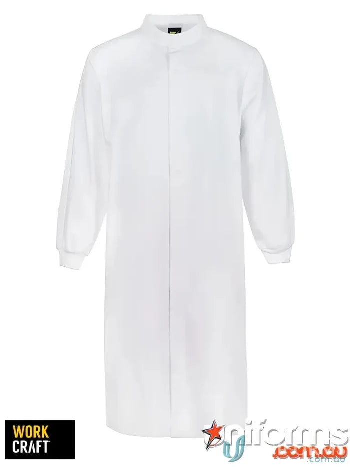 WorkCraft WJ3020 Food Industry Long Length Dust Coat in White