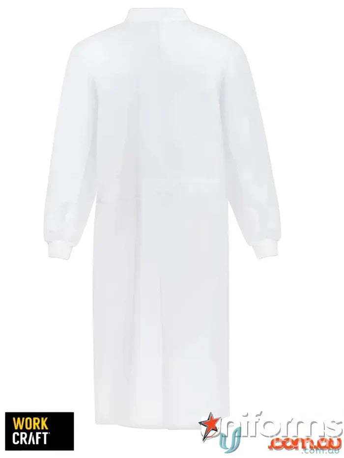 WorkCraft WJ3020 Food Industry Long Length Dust Coat in White