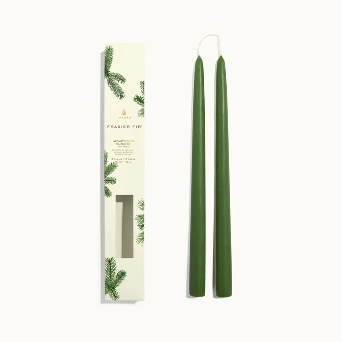 Frasier Fir 12" Taper Candle Sticks