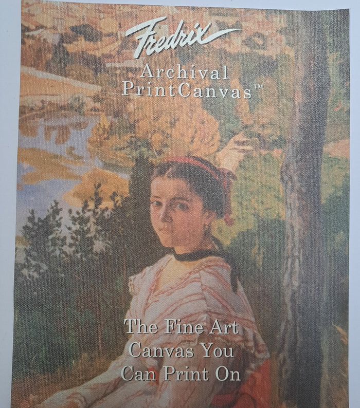 Fredrix Archival Print Canvas Inkjet Canvas(poly/cotton) 36'' X 25 feet Made USA