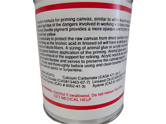 Fredrix Titanium Oil Priming #4402 (0.946 litre)
