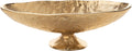 Free form cast alum lng oval,foot bowl,gld,17.5x6in - Magnolia Lane co. Home + Garden + Gift