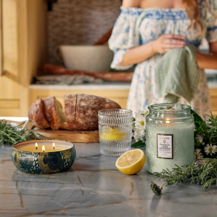 French Cade & Lavender 3 Wick Tin