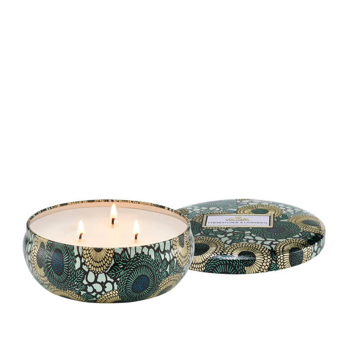 French Cade & Lavender 3 Wick Tin