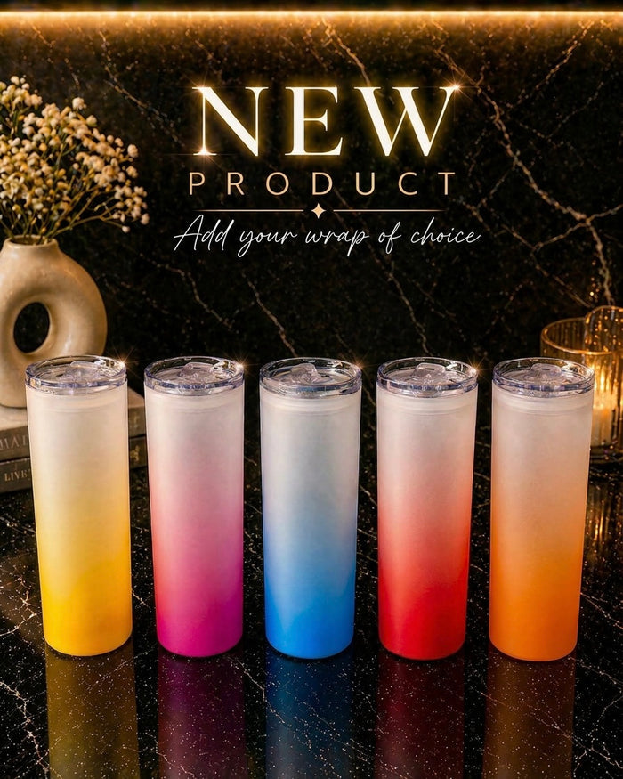 Frosted Glass Tumbler
