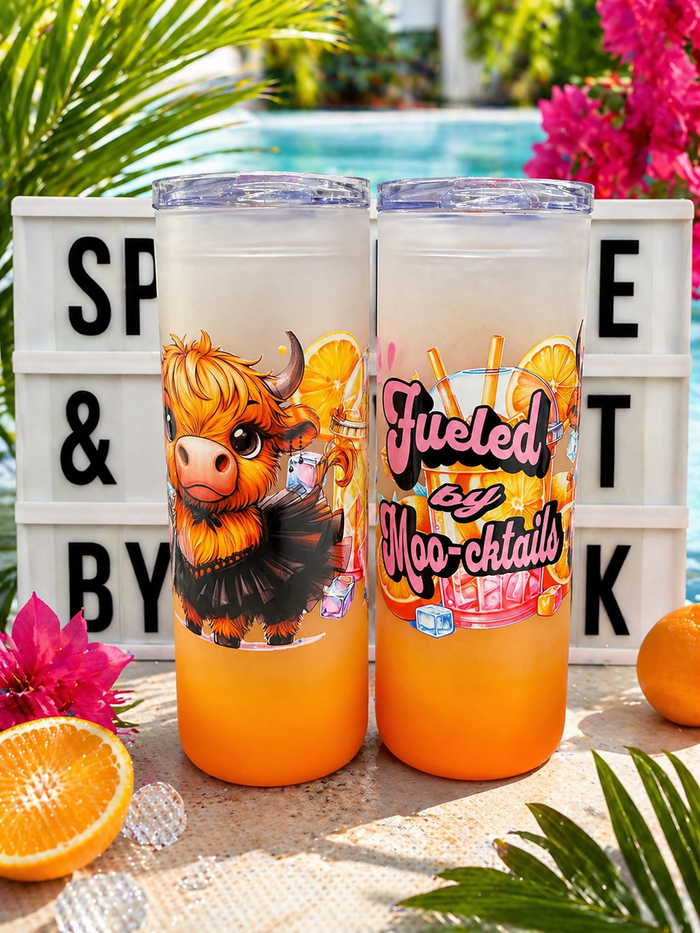 Frosted Glass Tumbler