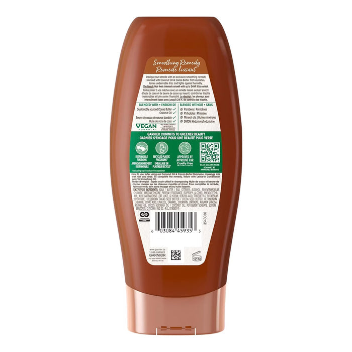 Garnier Whole Blends Coconut Oil and Cocoa Butter Smoothing Conditioner - 12.5 oz - 6 Pack