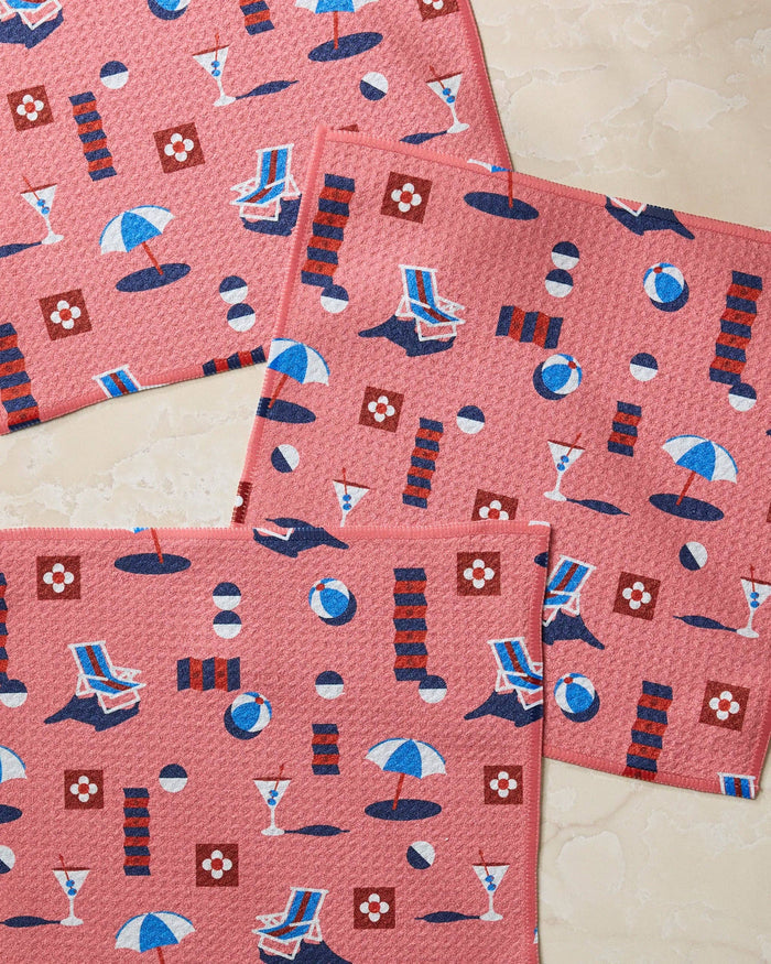 Geo Beach Day Dishcloth Set - Olita Gifts & Goods