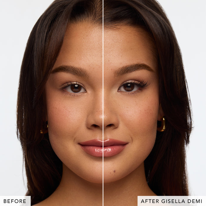 Before and After of Model wearing Gisela Demi