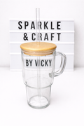 Glass 800ml Single Walled Tumbler