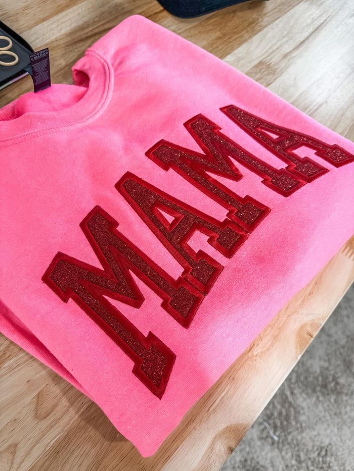 Glitter Applique Custom Sweatshirt Preorder // ships in 1-2 weeks