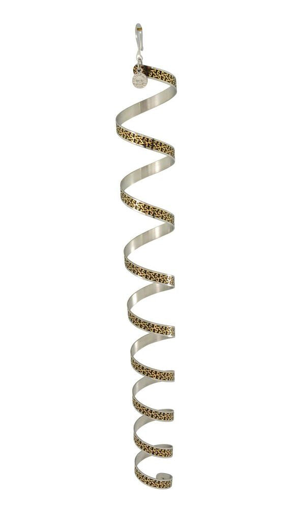 Golden Eternity Ponytail Wrap – 12" Celtic Large diameter Ponytail Wrap front view