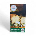 Gourmet Pre-Mix 450g Beer Bread Garlic & Herb flavour packaging with rustic artisanal design