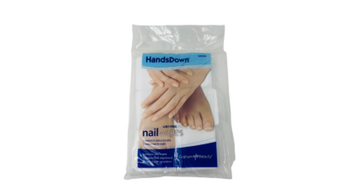 Graham Hands Down Nail Wipes 2x2" (200/pack)