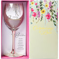 Grandma Gift Boxed 19oz Crystal Wine Glass