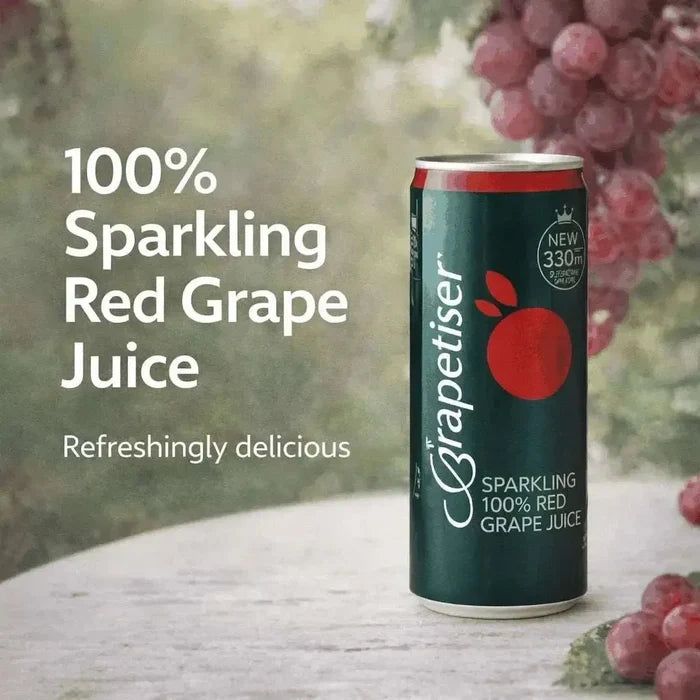 Grapetiser Sparkling 100% Red Grape Juice 300ml Facebook Ad