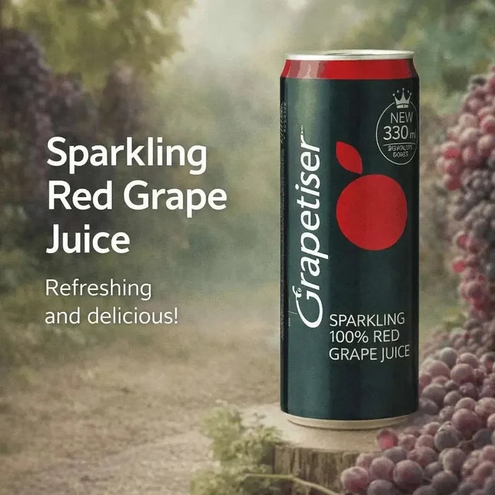 Grapetiser Sparkling 100% Red Grape Juice 300ml Facebook Ad