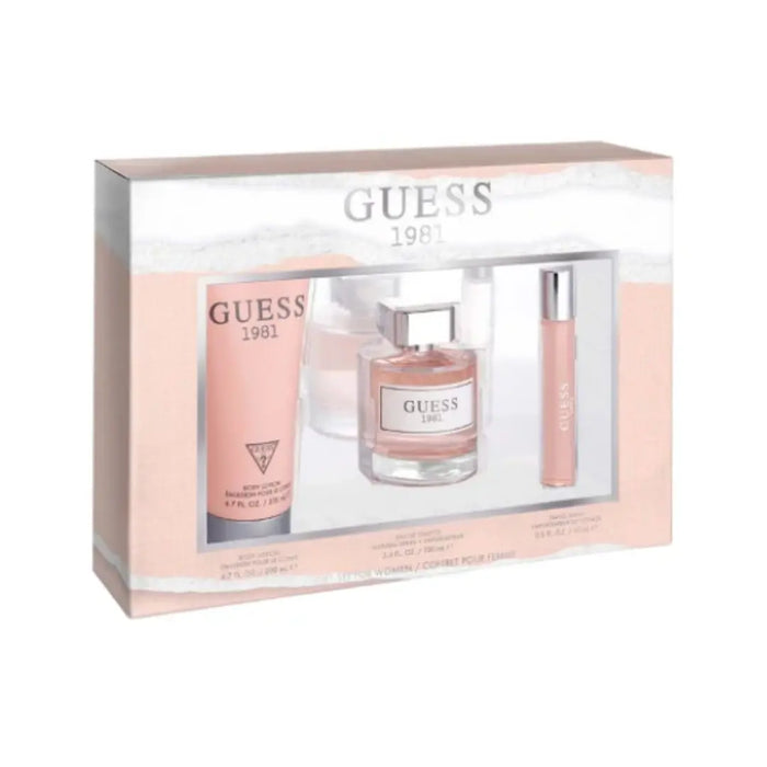 guess 1981 edt 100ml 200ml 15ml set for women
