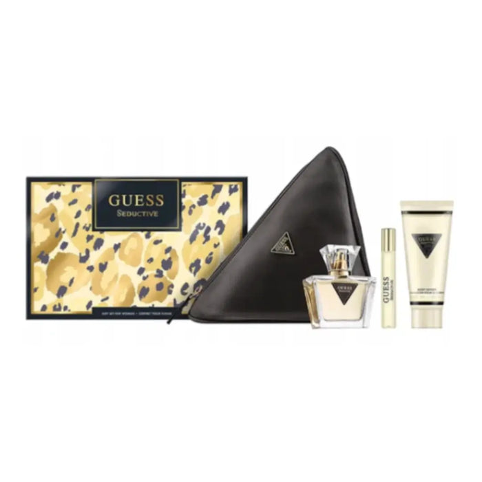 guess seductive edt 75 ml set pouch for women