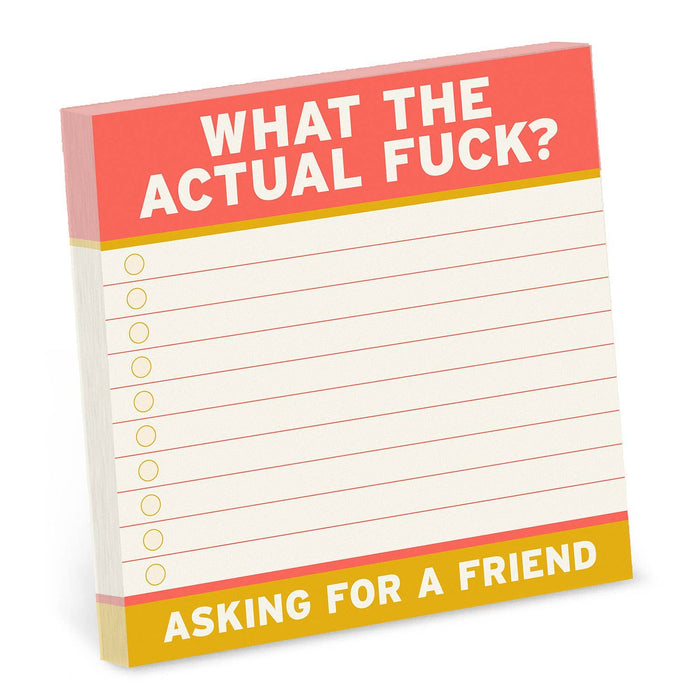 Hachette Book Group - Actual Fuck Large Sticky Notes (4 x 4-inches)