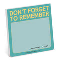 Hachette Book Group - Don’t Forget to Remember Sticky Note
