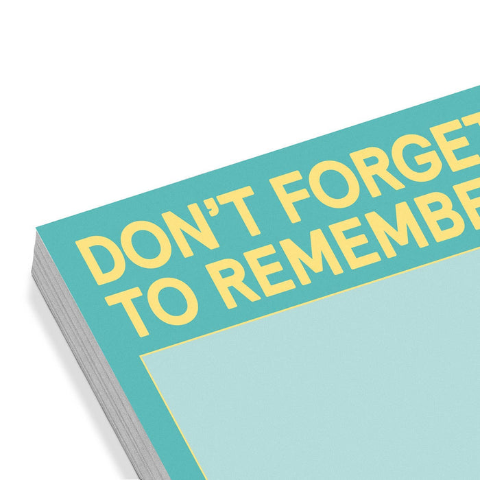 Hachette Book Group - Don’t Forget to Remember Sticky Note