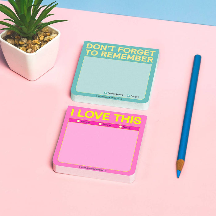 Hachette Book Group - Don’t Forget to Remember Sticky Note