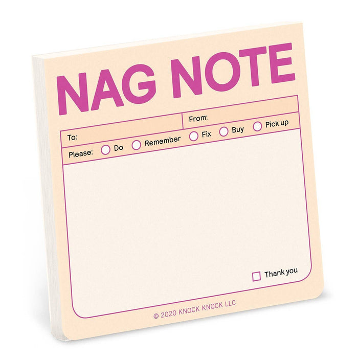 Hachette Book Group - Nag Note Sticky Notes (Pastel Version)