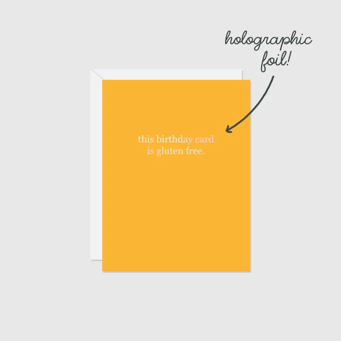 HALIFAX PAPER HEART - Birthday (Foil) Greeting Card